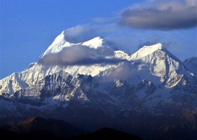 Trisul Peaks from Gwaldam